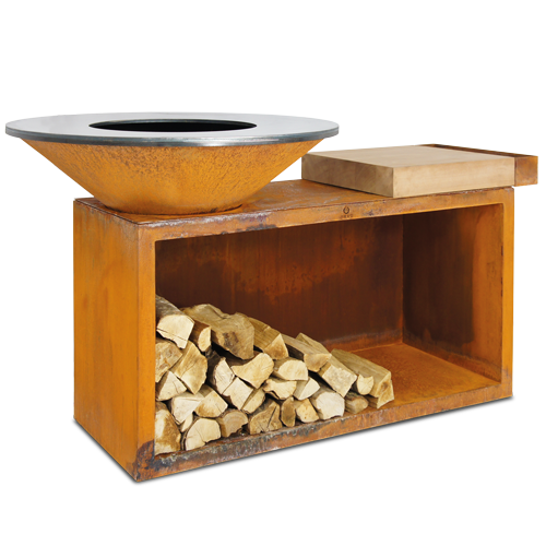 OFYR Island Corten 100 Teak Wood