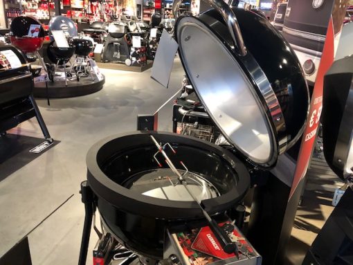 Kamado rotisserie – Spit on Fire Summit